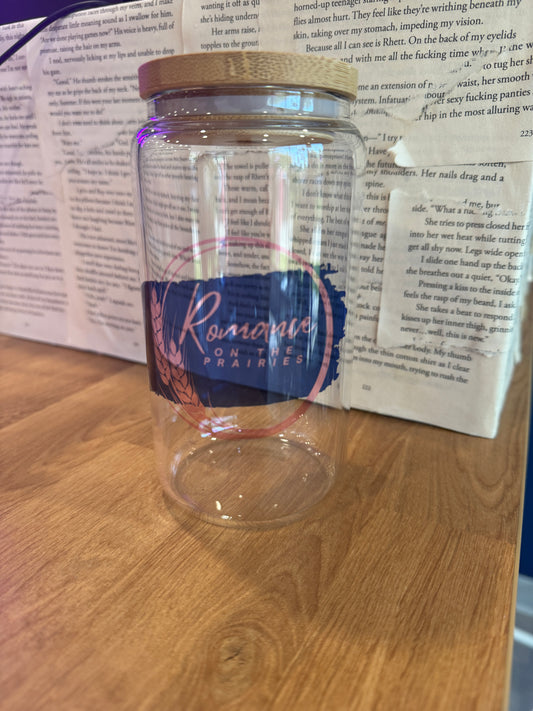 Romance On The Prairies Glass Can