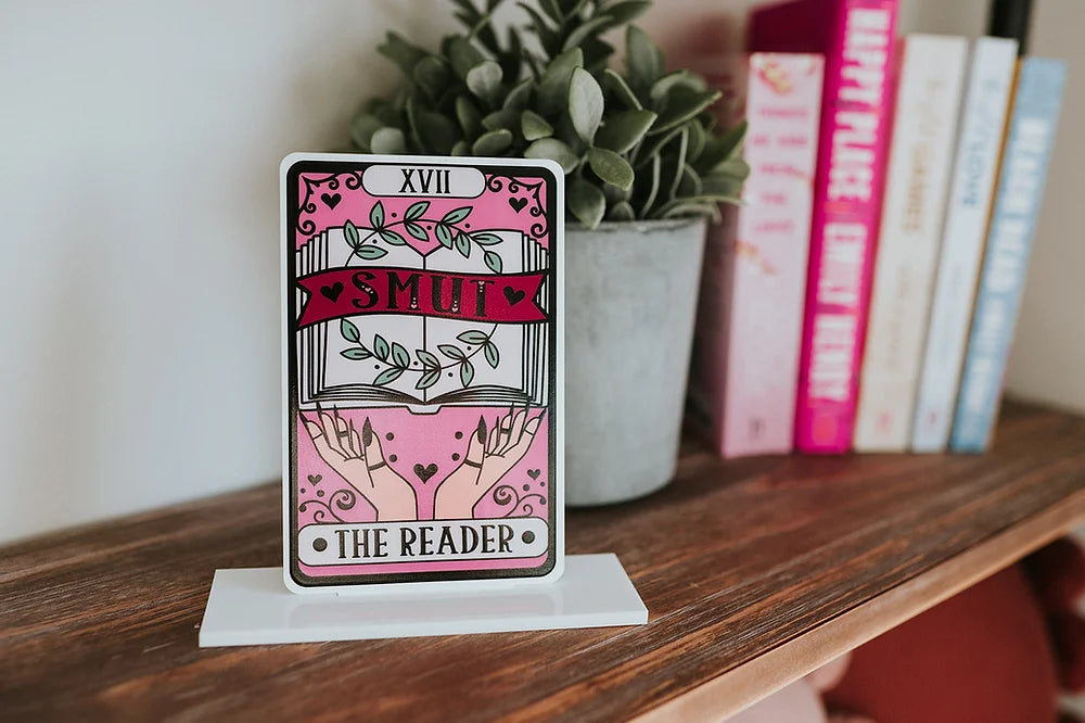 The Reader - Smut Tarot Card Shelf Sitter w/ Stand