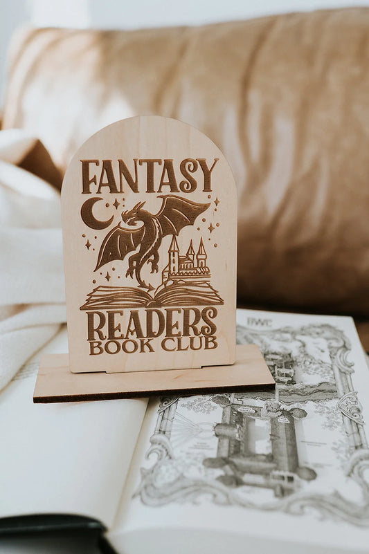 Fantasy Readers Book Club Shelf Sitter w/ stand