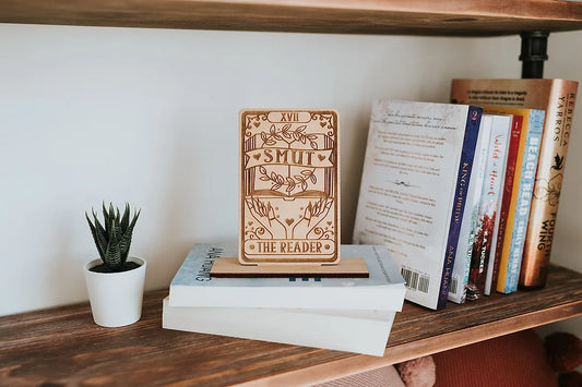 The Reader - Smut Tarot Card Shelf Sitter w/ Stand