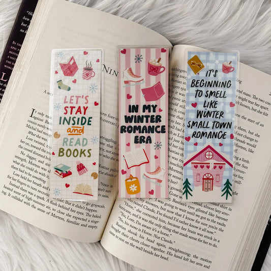 Winter Small Town Romance Bookmark