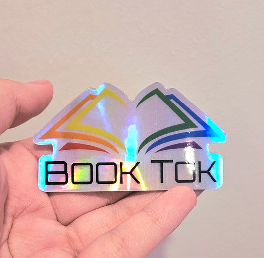 Holographic Pride Booktok Sticker