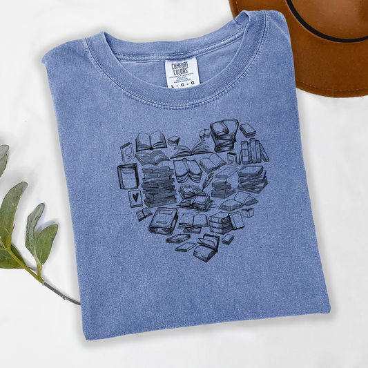 Book Heart Tee
