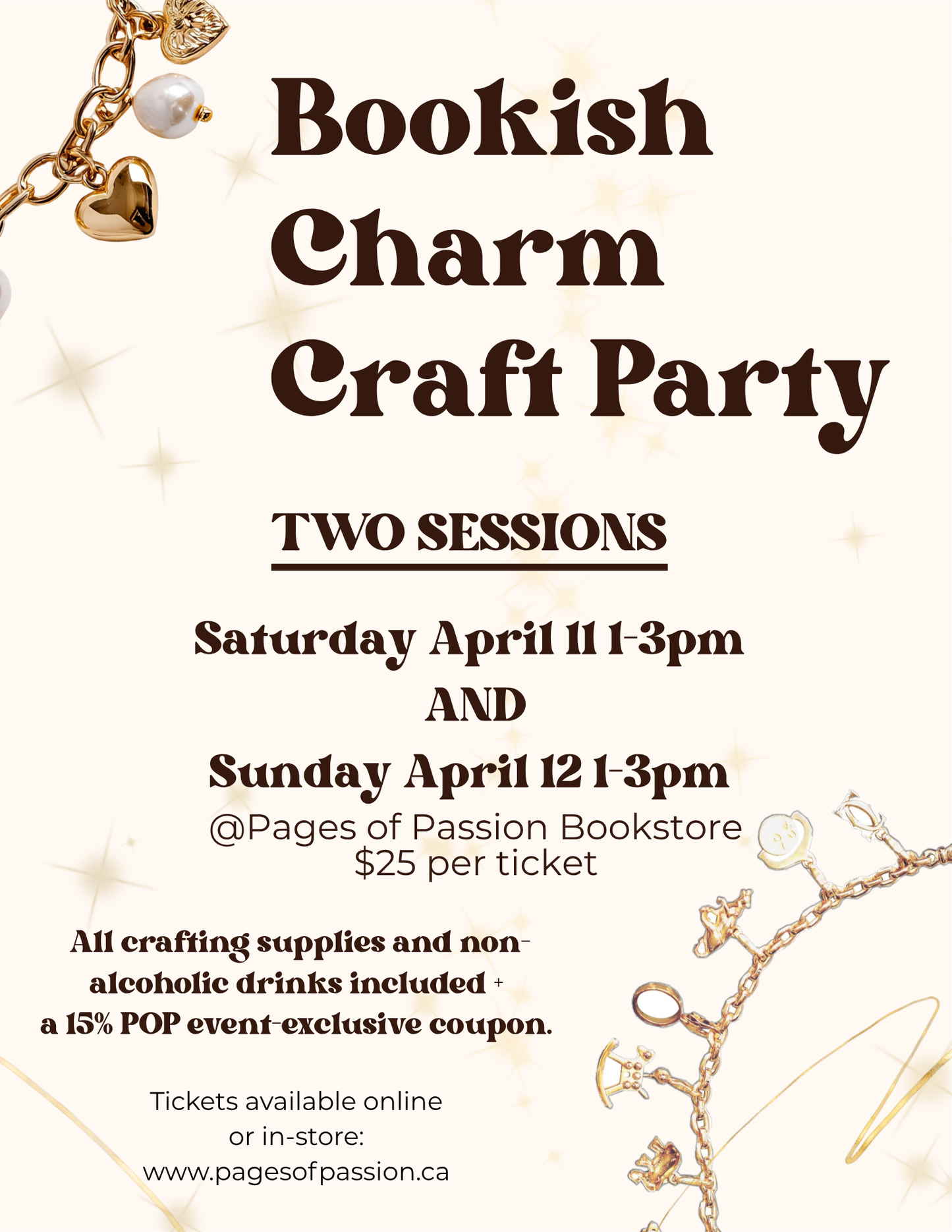 Bookish Charm Crafting Party