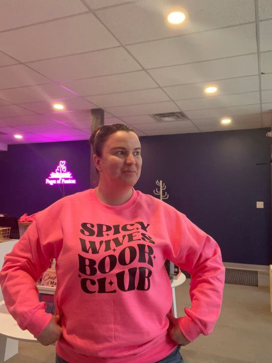 Spicy Wives Book Club Crewneck