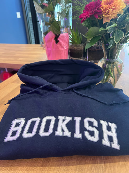 Bookish Embroidered Hoodie