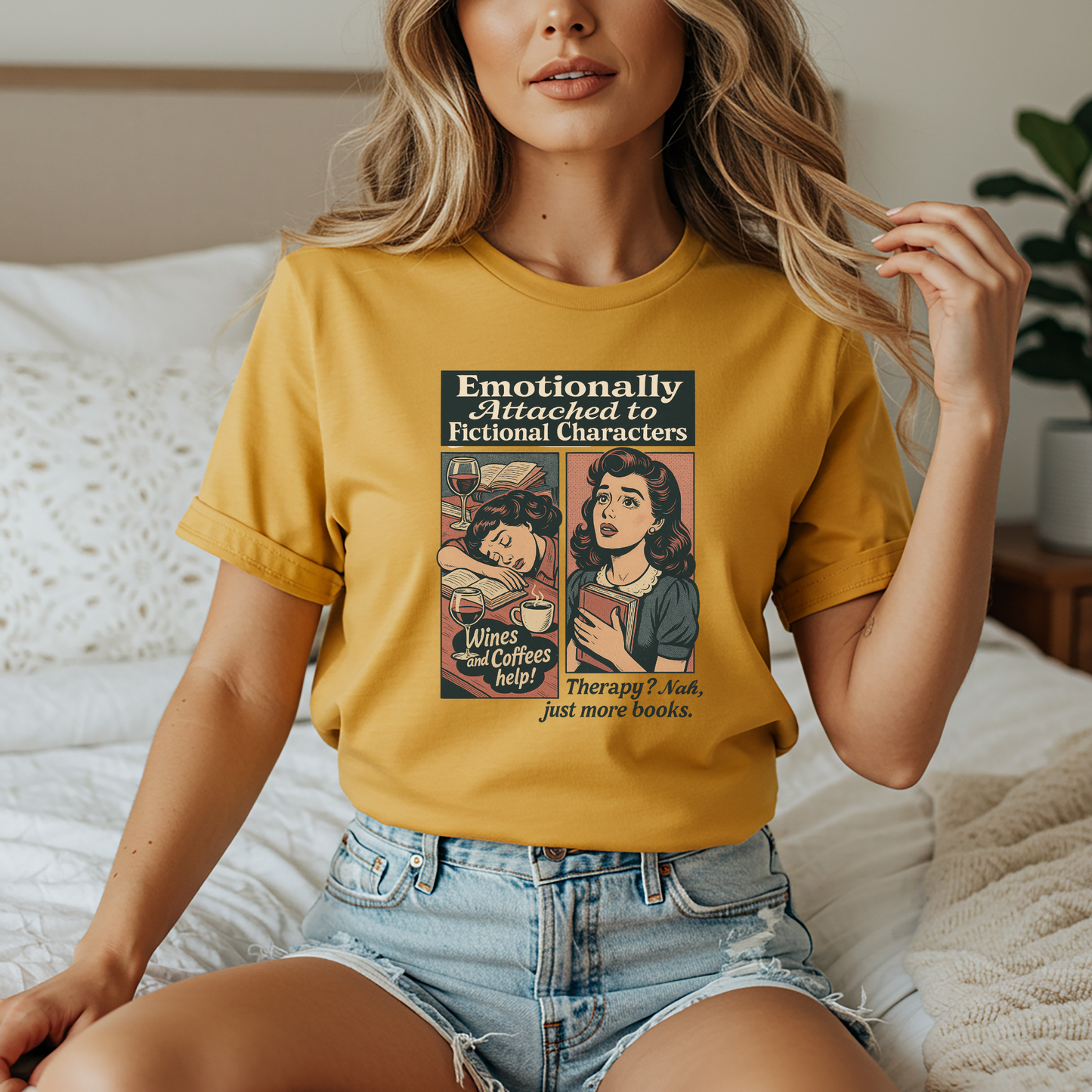 Emotionally Attached to Fictional Characters Tee