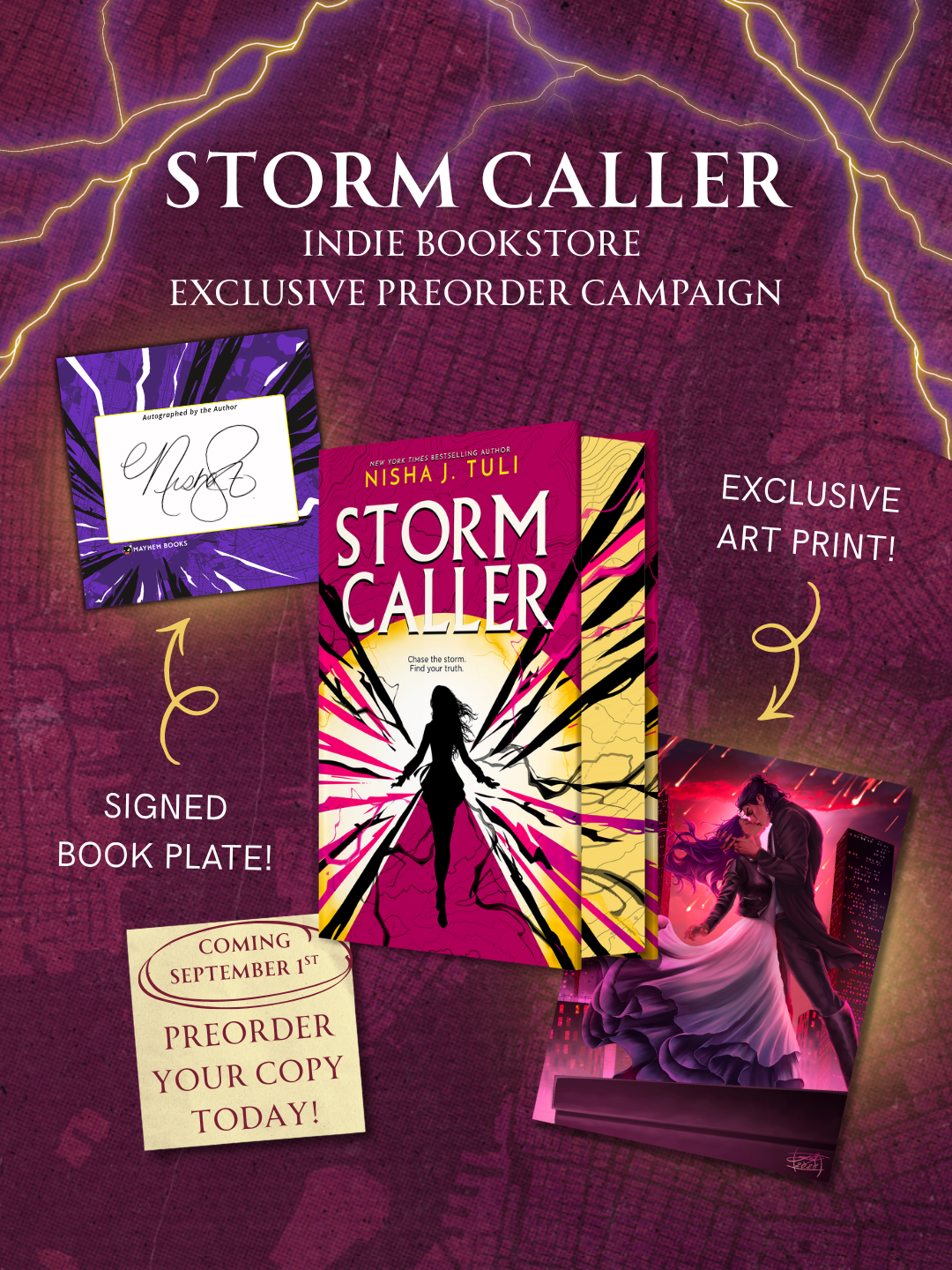 Storm Caller - Nisha J. Tuli *September 1, 2026*