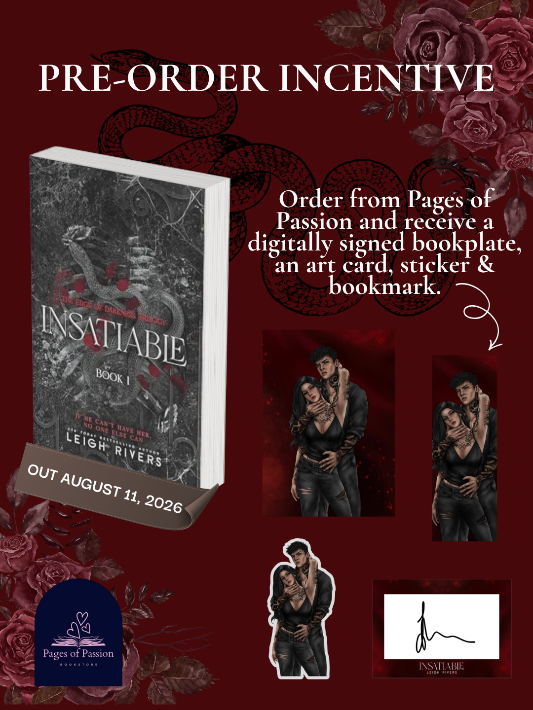 Insatiable - Leigh Rivers *August 11, 2026*