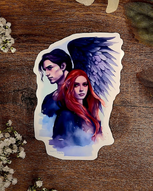 Bryce & Hunter wings sticker