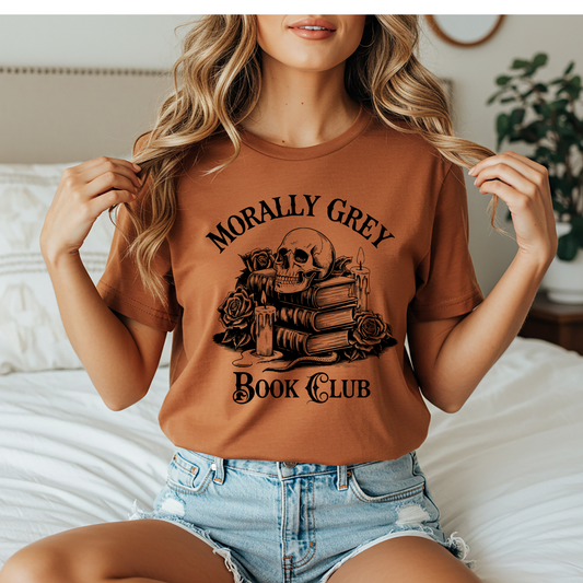 Morally Grey Book Club Tee