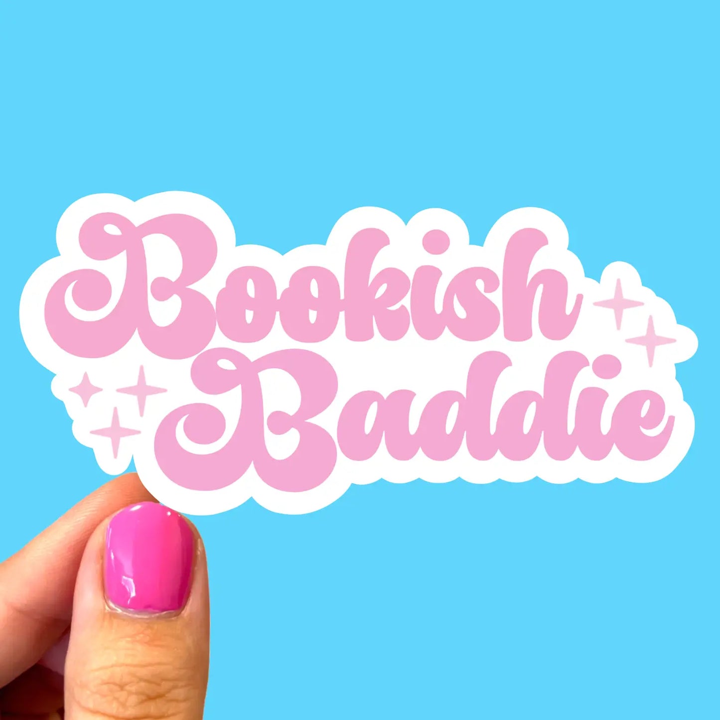 Bookish Baddie sticker