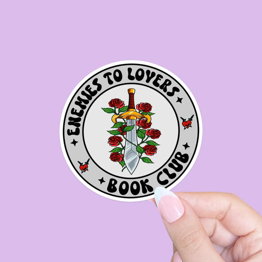 Enemies to Lovers Book Club Sticker