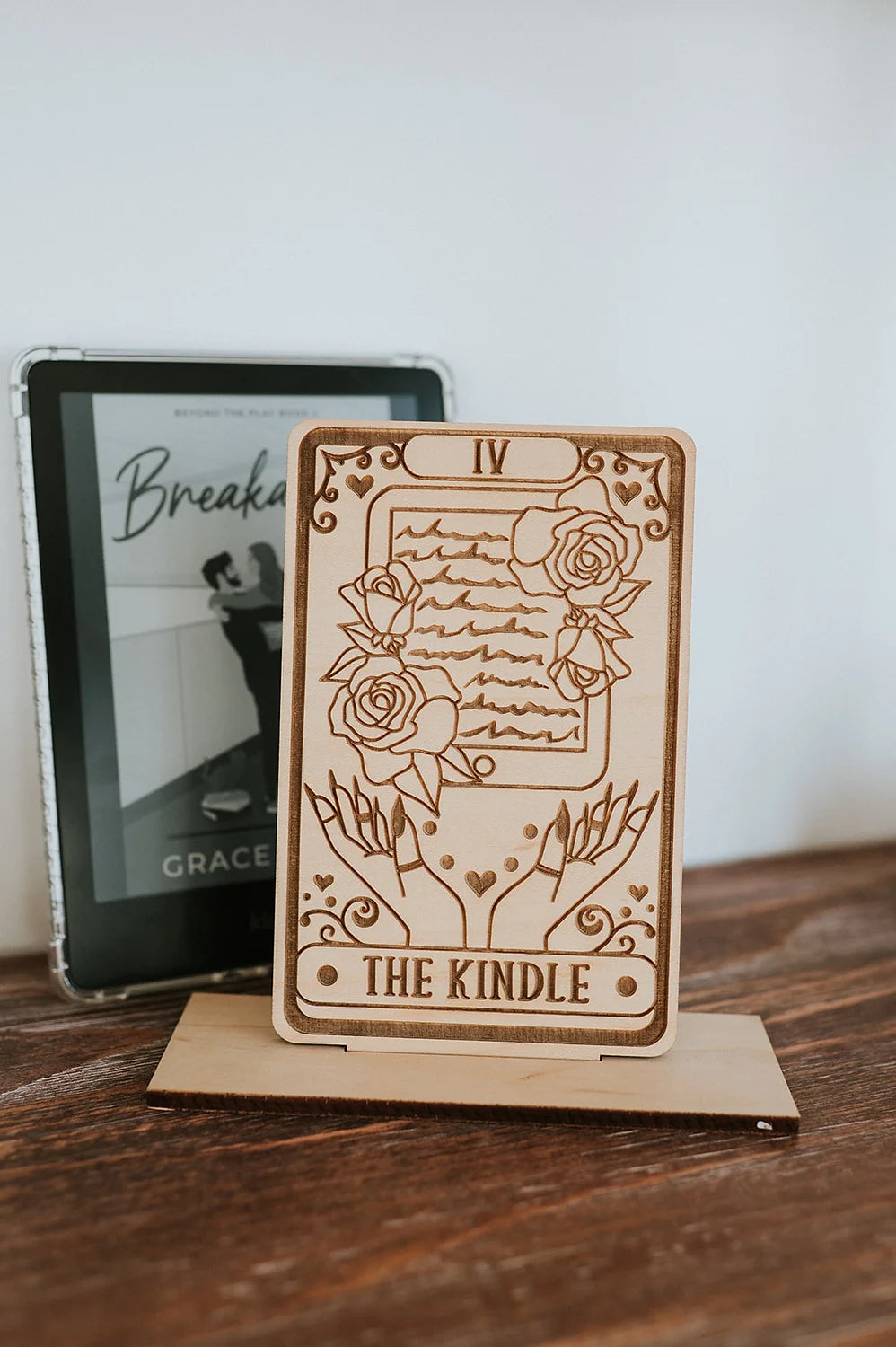 The Kindle Tarot Card Shelf Sitter w/ Stand