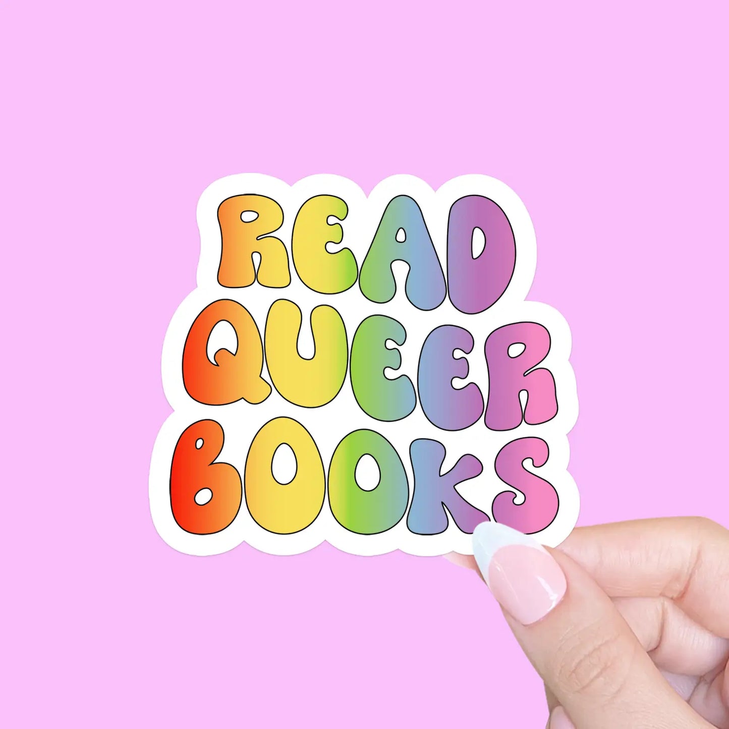 Read Queer Books sticker