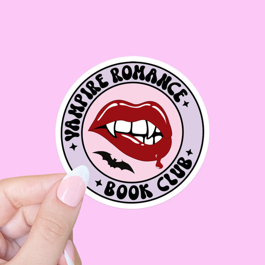 Vampire Romance Book Club sticker